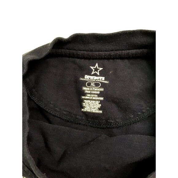 COWBOYS AUTHENTIC APPAREL-MENS BLUE COTTON GRAPHIC LONG SLEEVE SHIRT SIZE XL - Picture 3 of 6